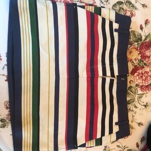 Striped jcrew skirt